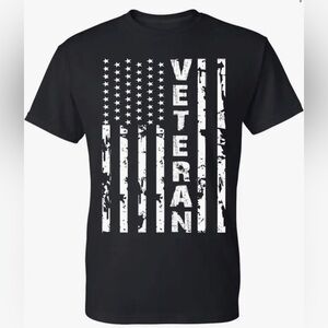 New “Veteran American Flag” Graphic Tee